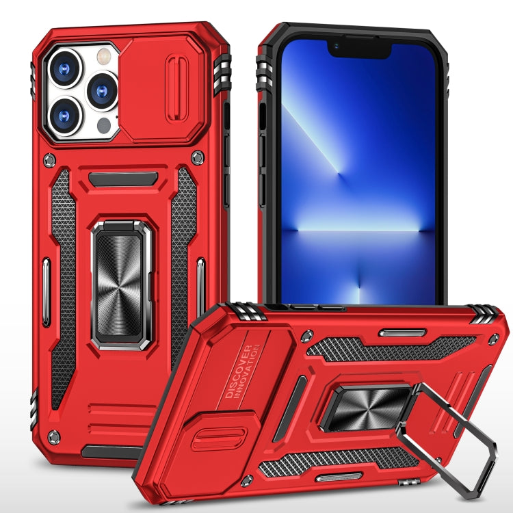 Armor PC + TPU Camera Shield Phone Case - For iPhone 15 Pro / 15 Pro Max / 15 Plus