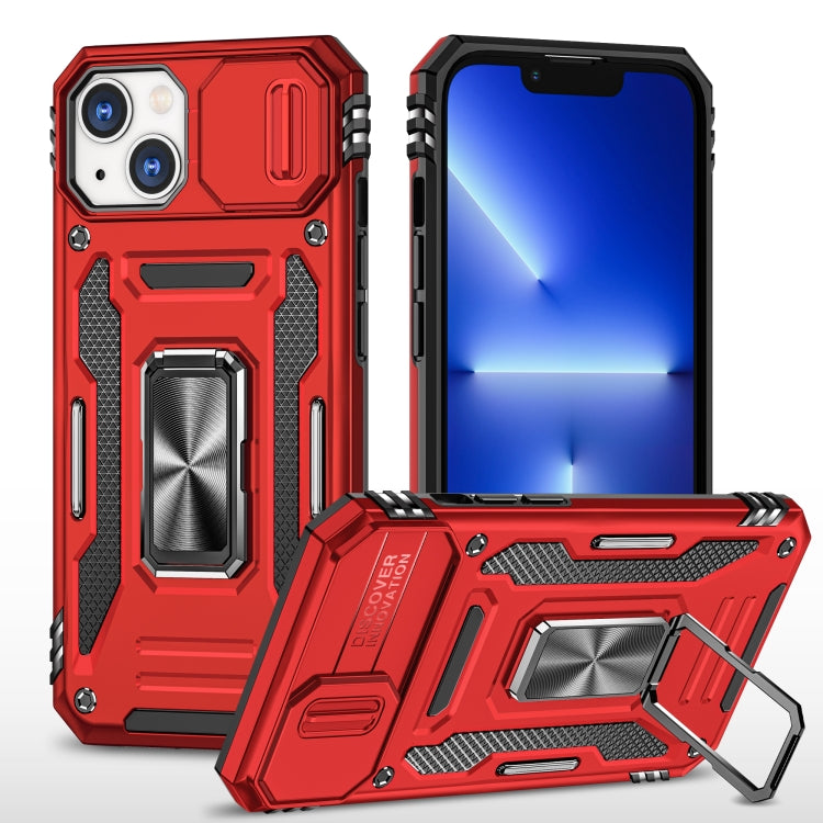 Armor PC + TPU Camera Shield Phone Case - For iPhone 15 Pro / 15 Pro Max / 15 Plus