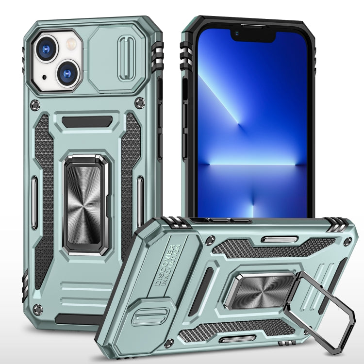 Armor PC + TPU Camera Shield Phone Case - For iPhone 15