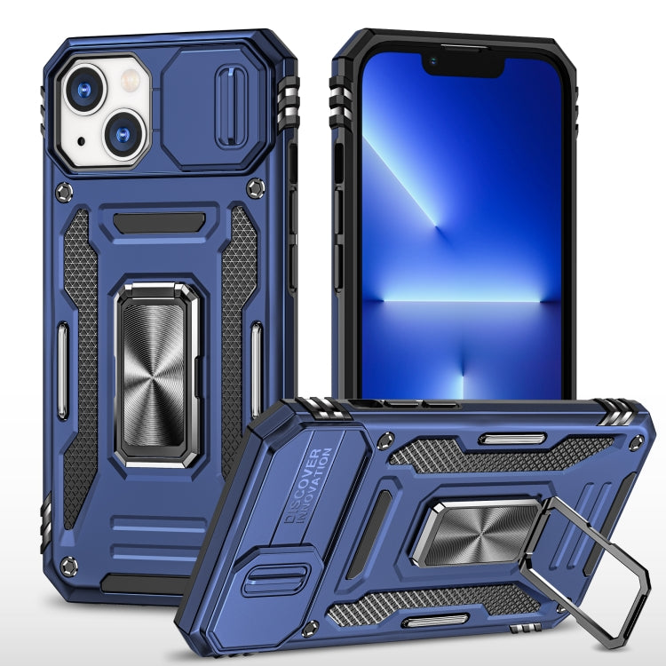 Armor PC + TPU Camera Shield Phone Case - For iPhone 15