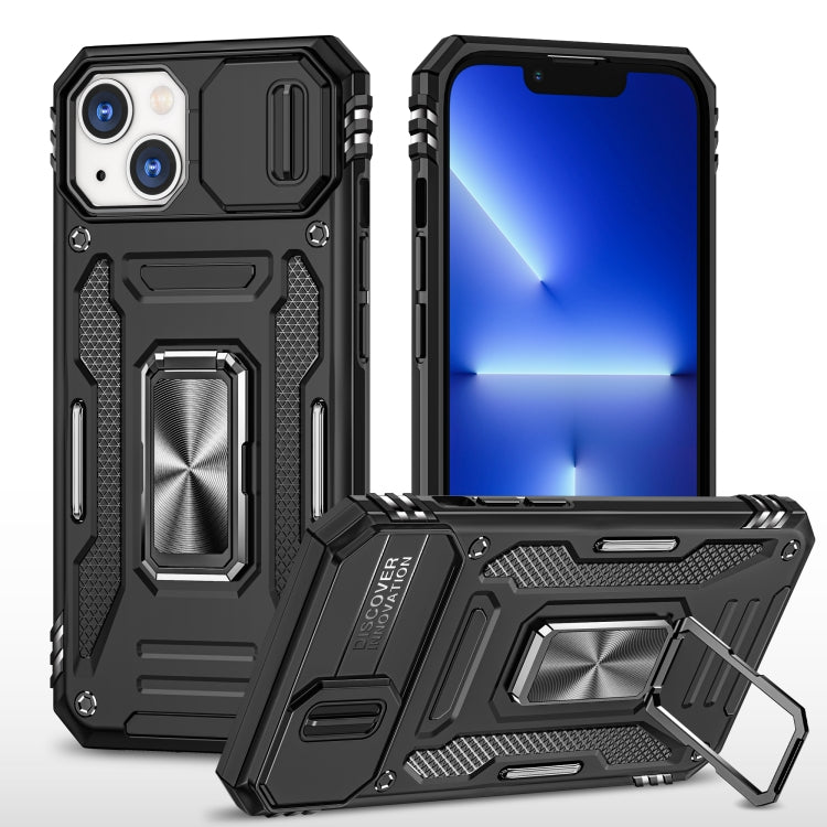Armor PC + TPU Camera Shield Phone Case - For iPhone 15