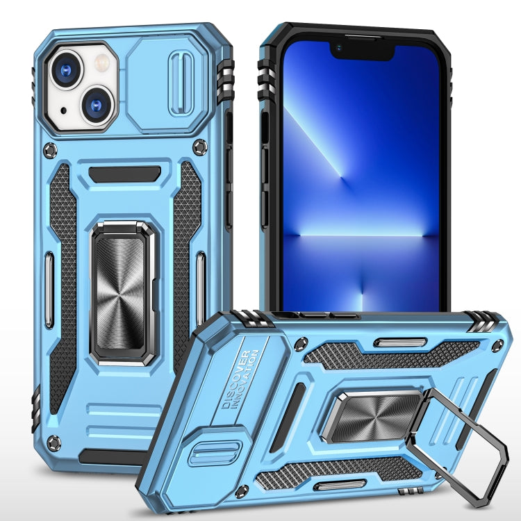 Armor PC + TPU Camera Shield Phone Case - For iPhone 15