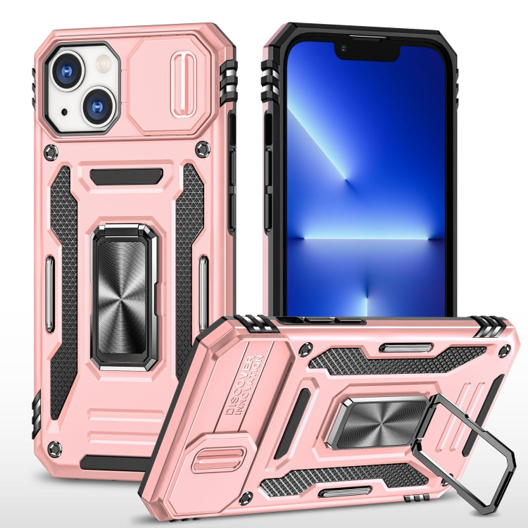 Armor PC + TPU Camera Shield Phone Case - For iPhone 15