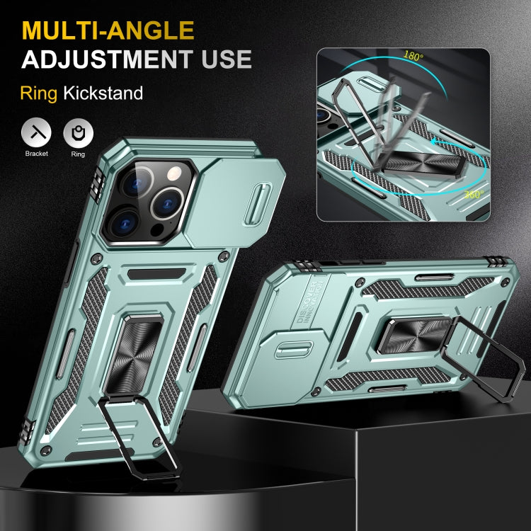 Armor PC + TPU Camera Shield Phone Case - For iPhone 16 Pro / 16 Plus / 16