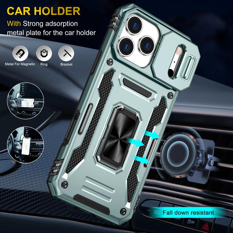 Armor PC + TPU Camera Shield Phone Case - For iPhone 17 Pro Max / 17 Pro / 17