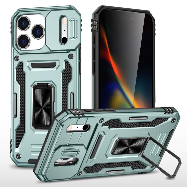 Armor PC + TPU Camera Shield Phone Case - For iPhone 17 Pro Max / 17 Pro / 17