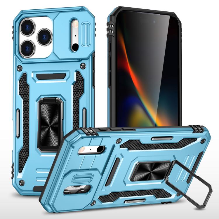 Armor PC + TPU Camera Shield Phone Case - For iPhone 17 Pro Max / 17 Pro / 17