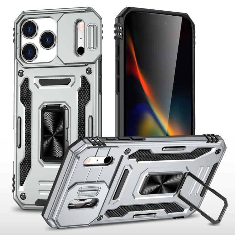 Armor PC + TPU Camera Shield Phone Case - For iPhone 17 Pro Max / 17 Pro / 17