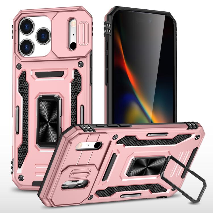 Armor PC + TPU Camera Shield Phone Case - For iPhone 17 Pro Max / 17 Pro / 17