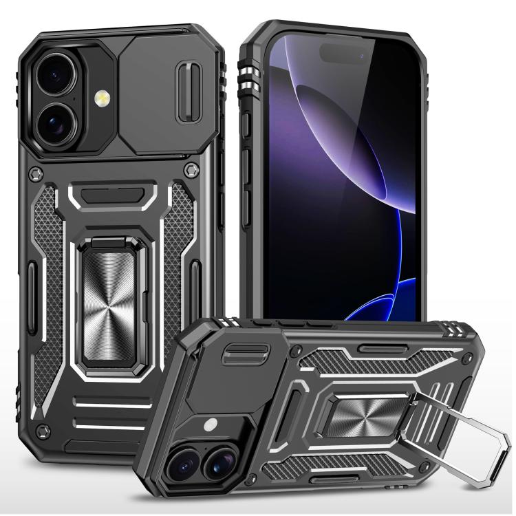 Armor PC + TPU Camera Shield Phone Case - For iPhone 17 Pro Max / 17 Pro / 17