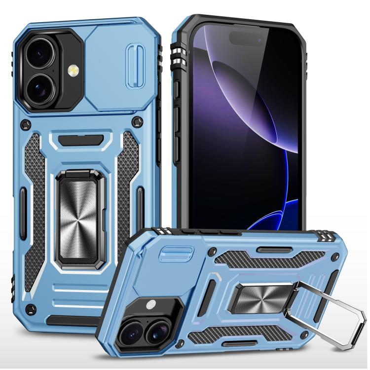 Armor PC + TPU Camera Shield Phone Case - For iPhone 17 Pro Max / 17 Pro / 17