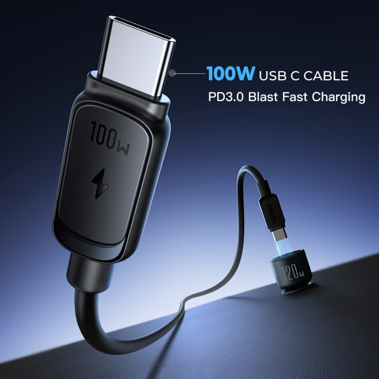 JOYROOM JR-CCN07 120W Dual PD + QC3.0 3-Port In Car Charger - Dark Grey - MosAccessories.co.uk