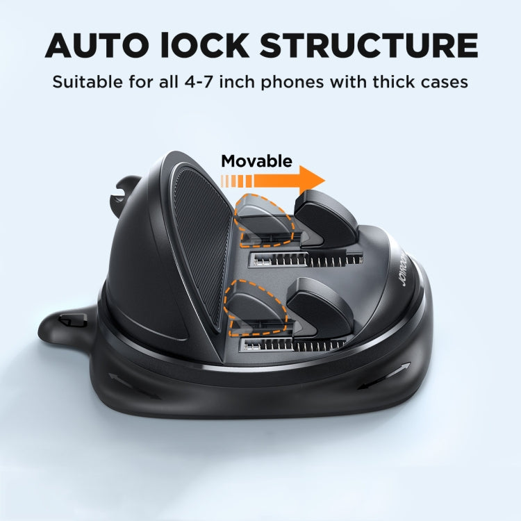 JOYROOM JR-ZS354 Black 360 Degrees Rotatable Dashboard Car Phone Holder - MosAccessories.co.uk