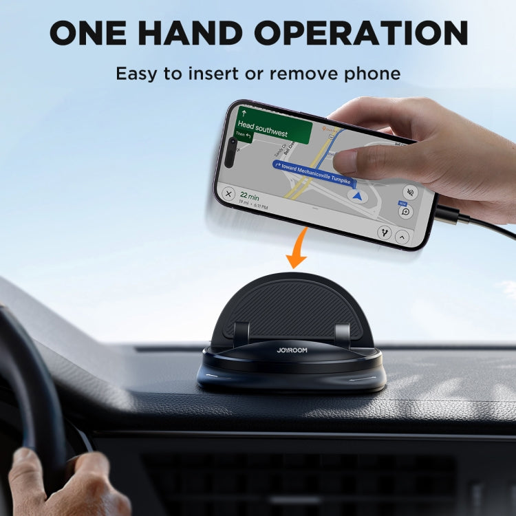JOYROOM JR-ZS354 Black 360 Degrees Rotatable Dashboard Car Phone Holder - MosAccessories.co.uk