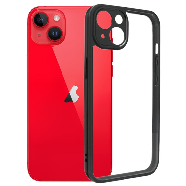 Frosted TPU + Transparent PC Phone Case For iPhones