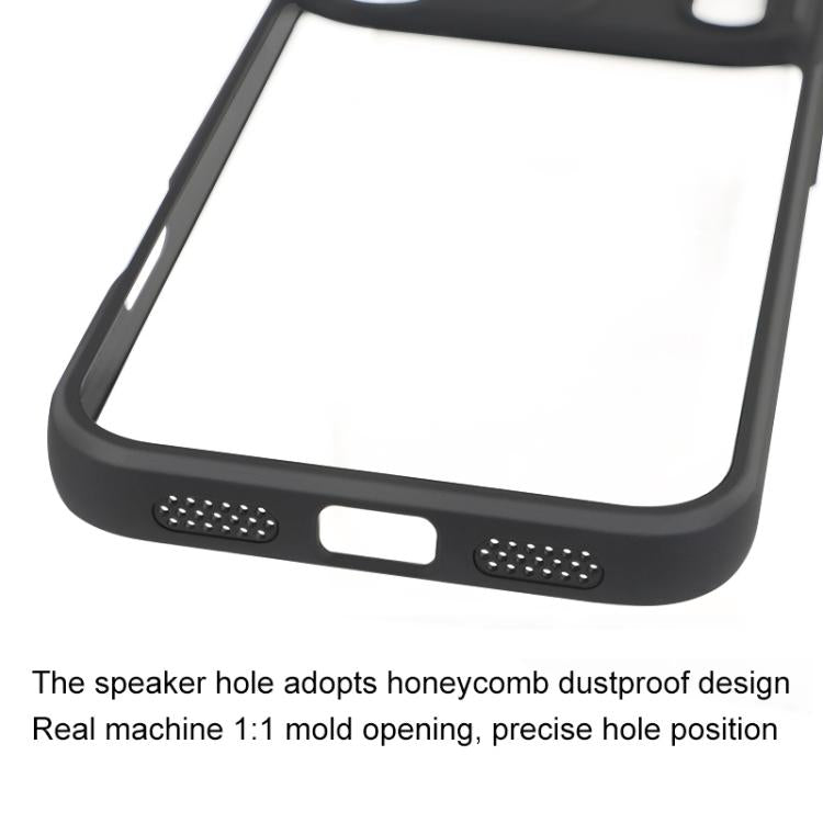 Frosted TPU + Transparent PC Phone Case For iPhones