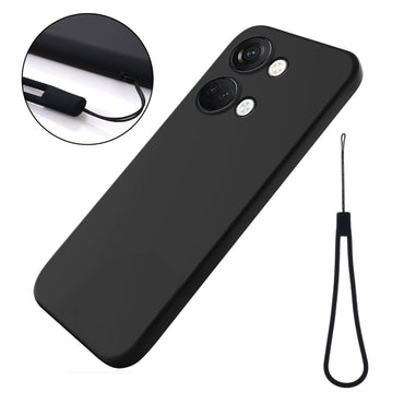 Solid Colour Liquid Silicone Phone Case - For OnePlus Nord CE 3 / Nord N300