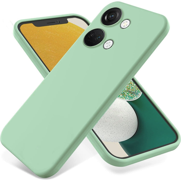 Pure Colour Liquid Silicone Shockproof Phone Case - For OnePlus Nord CE3 / Nord N300