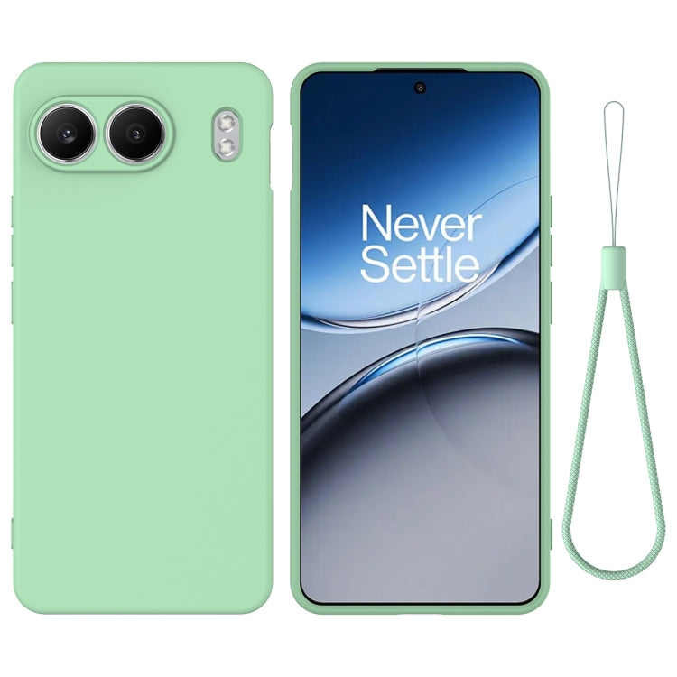 Pure Colour Liquid Silicone Shockproof Phone Case - For OnePlus Nord CE 3 / Nord N300
