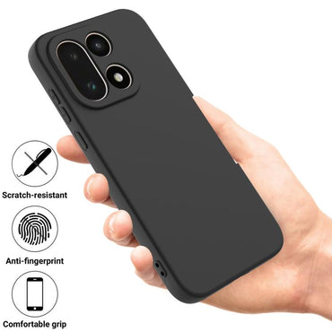 Pure Colour Liquid Silicone Shockproof Phone Case - For OnePlus Nord CE 3 / Nord N300