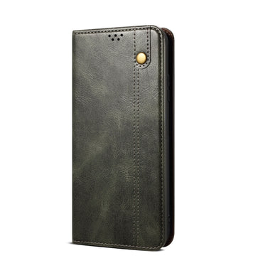Oil Wax Crazy Horse Texture PU Leather Phone Case - For OnePlus Ace 3 / 12 / Ace 2V / Nord 3