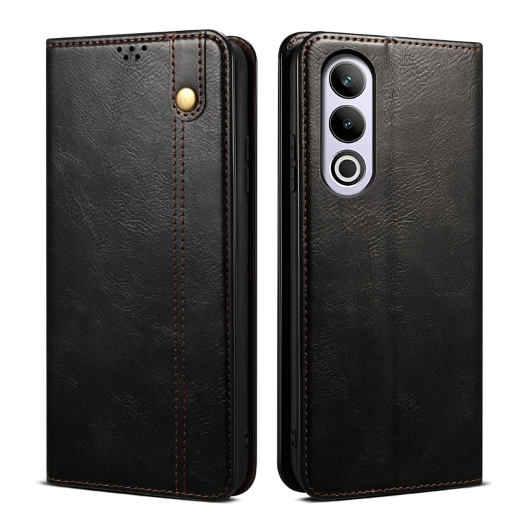 Oil Wax Crazy Horse Texture PU Leather Phone Case - For OnePlus 13T / 13 / 4 / Ace 3 Pro / Ace 3V / Nord CE4
