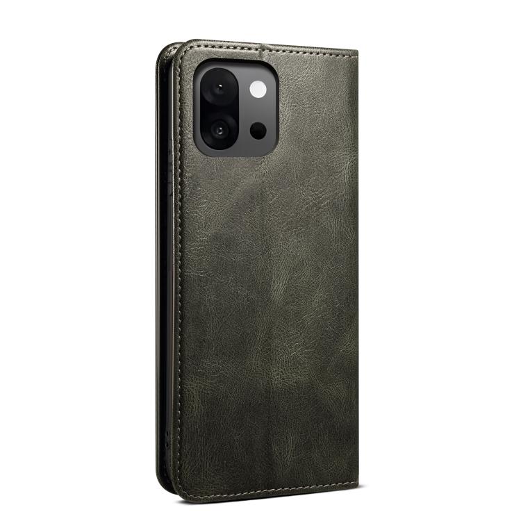 Oil Wax Crazy Horse Texture PU Leather Phone Case - For OnePlus 13T / 13 / 4 / Ace 3 Pro / Ace 3V / Nord CE4