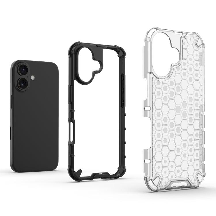 Honeycomb Shockproof Phone Case - For iPhone 16 / 15 Pro Max / 15 Pro / 15