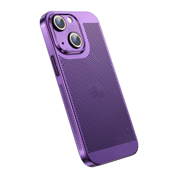 Ice Sense Heat Dissipation Electroplating PC Phone Case - For iPhone 13 - mosaccessories