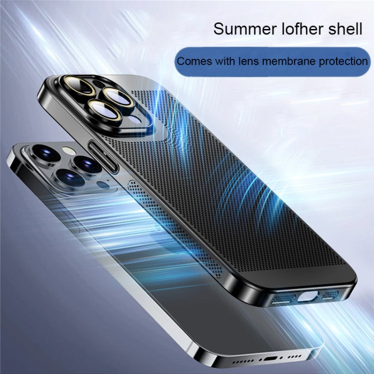 Ice Sense Heat Dissipation Electroplating PC Phone Case - For iPhone 13 Pro Max - mosaccessories