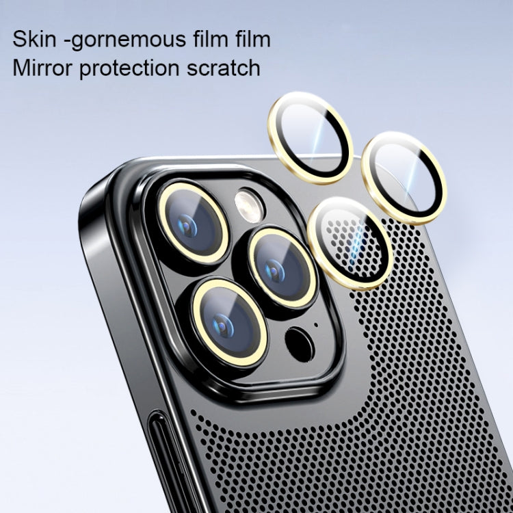 Ice Sense Heat Dissipation Electroplating PC Phone Case - For iPhone 13 Pro Max - mosaccessories