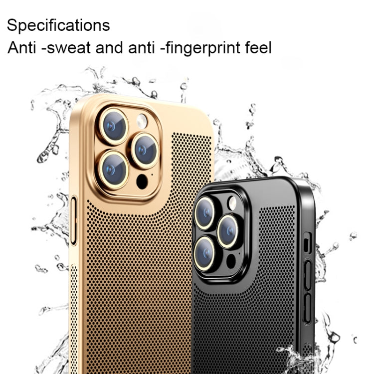 Ice Sense Heat Dissipation Electroplating PC Phone Case - For iPhone 13 Pro Max - mosaccessories
