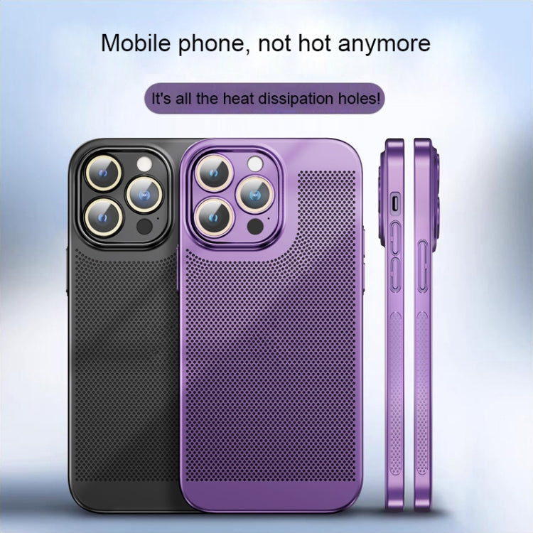 Ice Sense Heat Dissipation Electroplating PC Phone Case - For iPhone 13 - mosaccessories