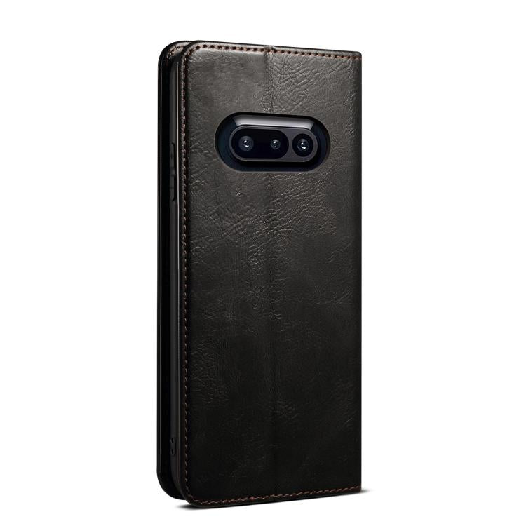 Oil Wax Crazy Horse Texture PU Leather Phone Case - For Nothing Phones