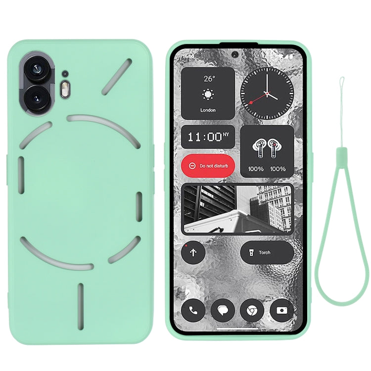 Solid Colour Liquid Silicone Phone Case - For Nothing Phone (2) / (2a)