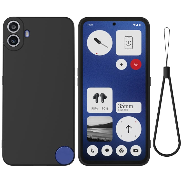 Pure Colour Liquid Silicone Shockproof Phone Case - For Nothing Phones