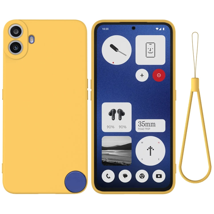 Pure Colour Liquid Silicone Shockproof Phone Case - For Nothing Phones