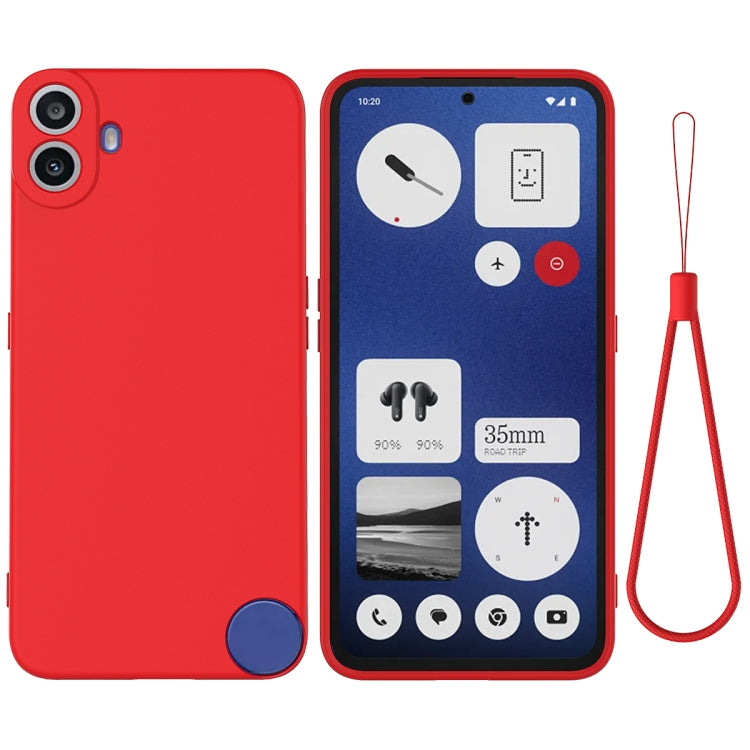 Pure Colour Liquid Silicone Shockproof Phone Case - For Nothing Phones