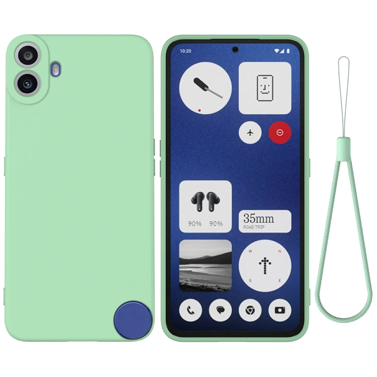 Pure Colour Liquid Silicone Shockproof Phone Case - For Nothing Phones
