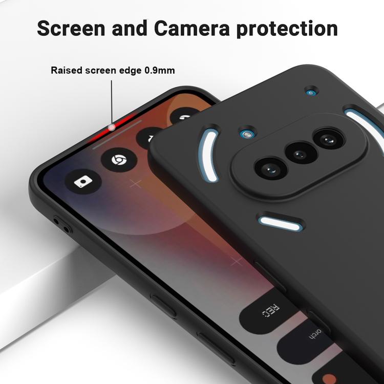 Pure Colour Liquid Silicone Shockproof Phone Case - For Nothing Phones