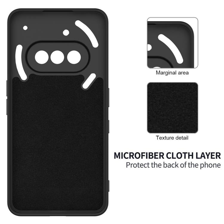 Pure Colour Liquid Silicone Shockproof Phone Case - For Nothing Phones
