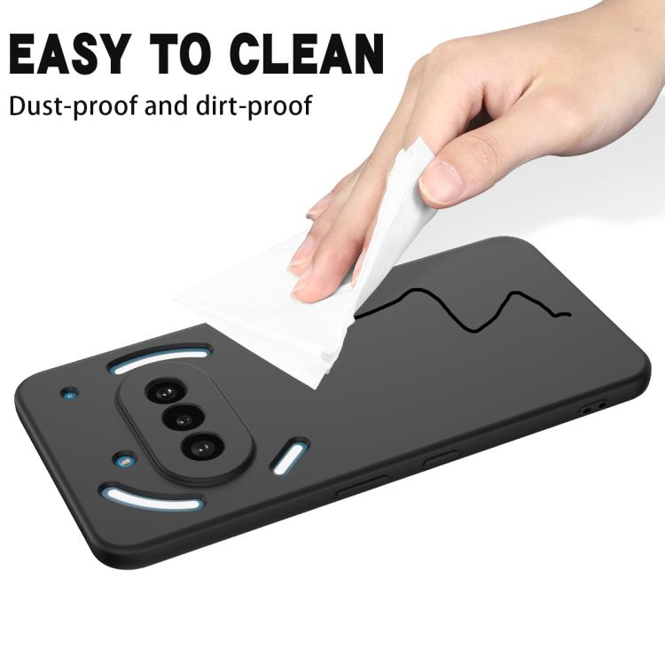 Pure Colour Liquid Silicone Shockproof Phone Case - For Nothing Phones