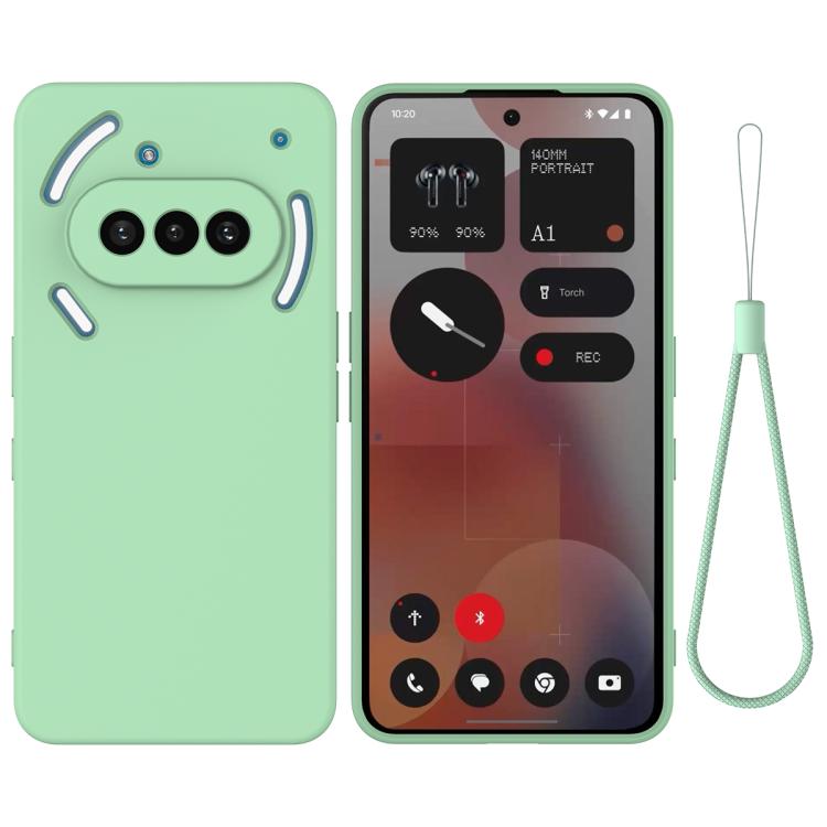 Pure Colour Liquid Silicone Shockproof Phone Case - For Nothing Phones