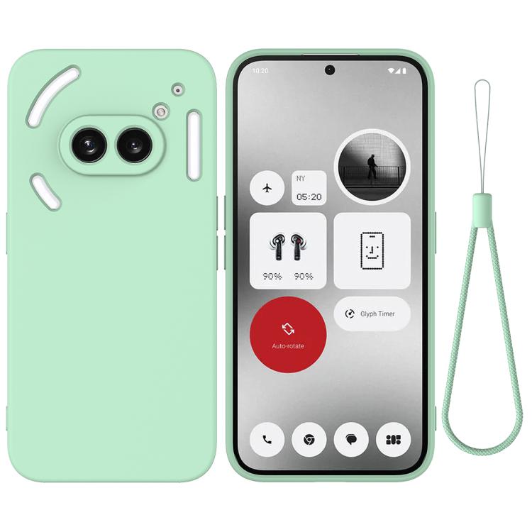 Pure Colour Liquid Silicone Shockproof Phone Case - For Nothing Phones
