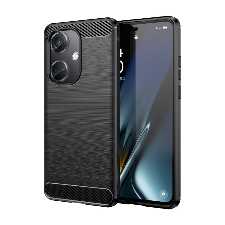 Carbon Fiber Brushed Texture TPU Phone Case - For OnePlus 13R / 13 / 12 / Ace 5 Pro / Ace 5 / Nord 4 / Nord CE3