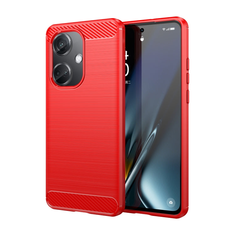 Carbon Fiber Brushed Texture TPU Phone Case - For OnePlus 13R / 13 / 12 / Ace 5 Pro / Ace 5 / Nord 4 / Nord CE3