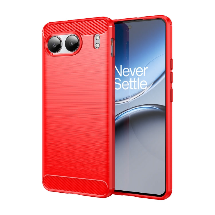 Carbon Fiber Brushed Texture TPU Phone Case - For OnePlus 13R / 13 / 12 / Ace 5 Pro / Ace 5 / Nord 4 / Nord CE3