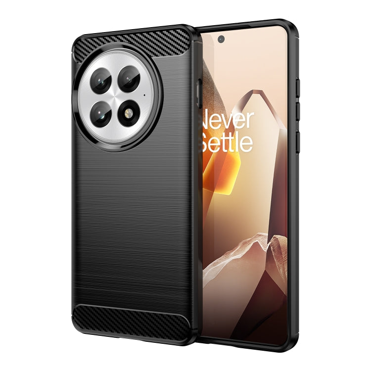 Carbon Fiber Brushed Texture TPU Phone Case - For OnePlus 13R / 13 / 12 / Ace 5 Pro / Ace 5 / Nord 4 / Nord CE3