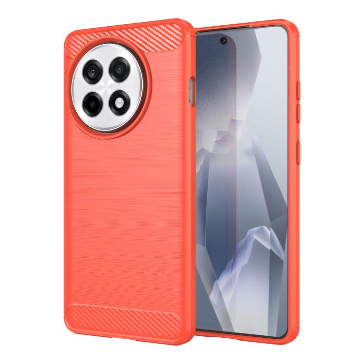 Carbon Fiber Brushed Texture TPU Phone Case - For OnePlus 13R / 13 / 12 / Ace 5 Pro / Ace 5 / Nord 4 / Nord CE3