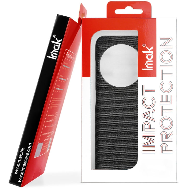 Imak Ruiyi Series Cloth Texture PU + PC Phone Case - For OnePlus 13 / 12R / 12 / 11 / Nord CE4 / Nord 3 / Ace 3 / Ace 2V